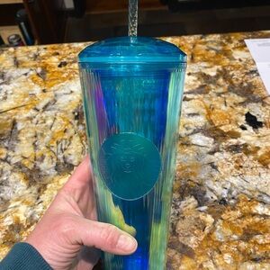 Starbucks Blue Iridescent Tumbler